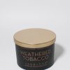 Weathered Tobacco 12 oz scented candle