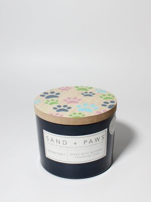 Sand + Paws Newport 12 oz scented candle