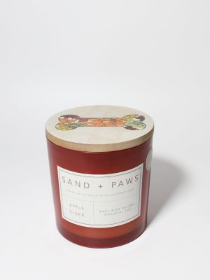Sand + Paws Apple Cider 21 oz scented candle