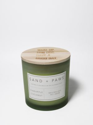 Sand + Paws Pineapple Coconut 21 oz scented candle