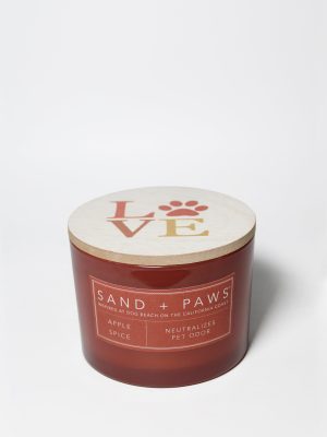 Sand + Paws Apple Spice 12 oz scented candle