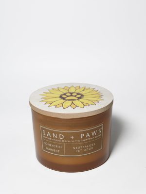Sand + Paws Honeycrisp Harvest 12 oz scented candle