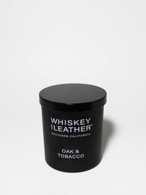 Oak & Tobacco Whiskey and Leather 11.5 oz scented candle