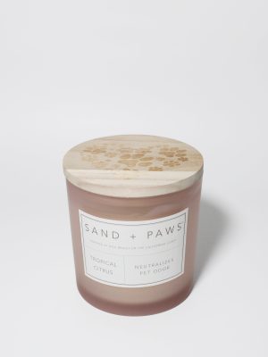 Sand + Paws Tropical Citrus 21 oz scented candle