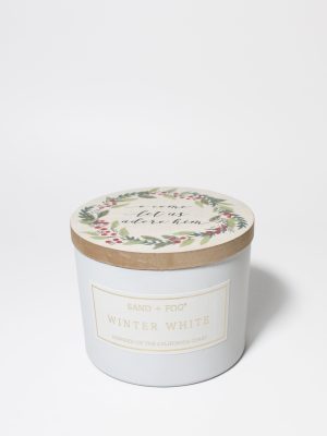 Winter White 12 oz scented candle