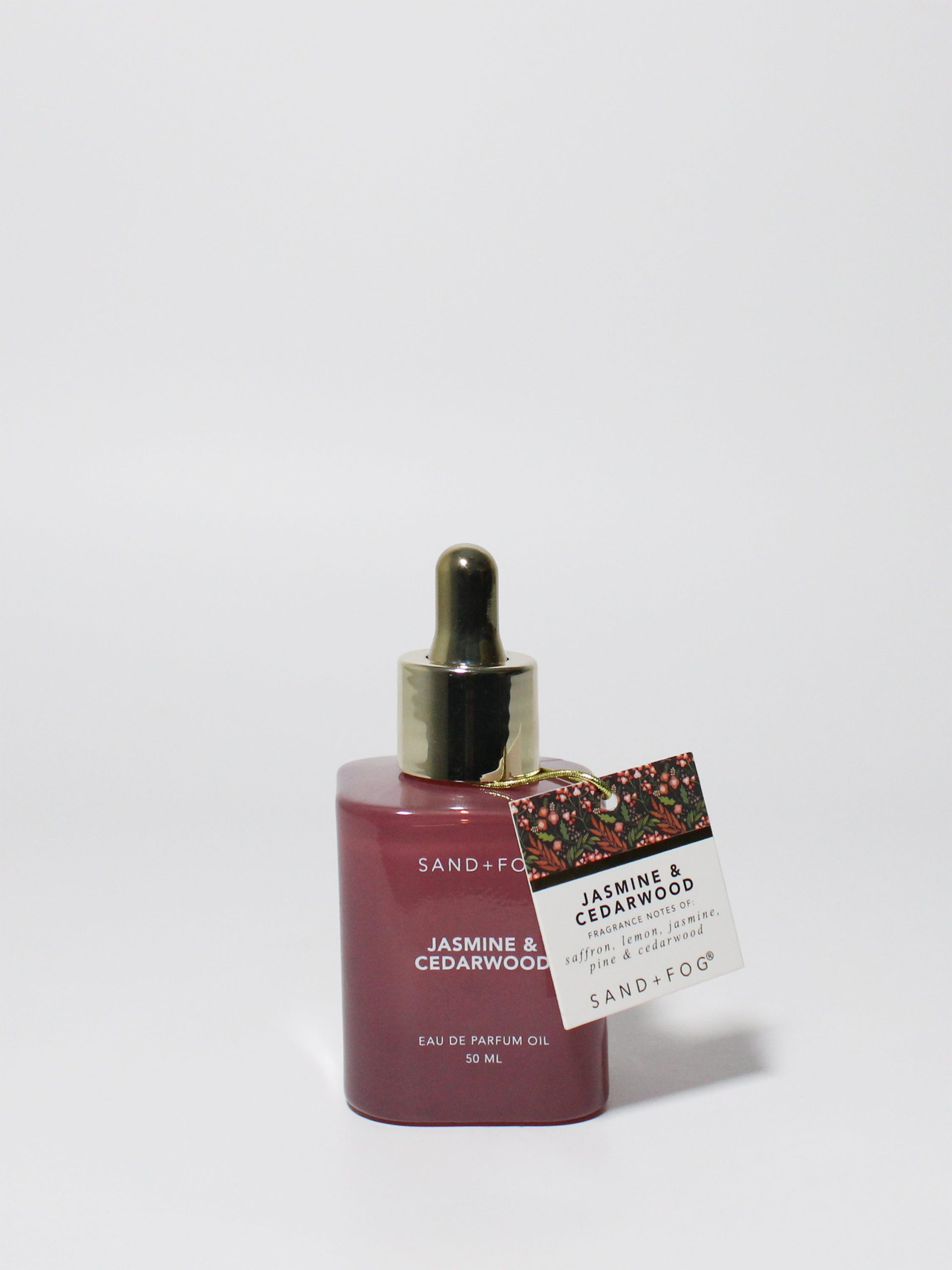 Jasmine & Cedarwood 50 ml Perfume Oil Dropper