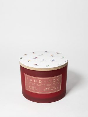 White Cypress 12 oz scented candle